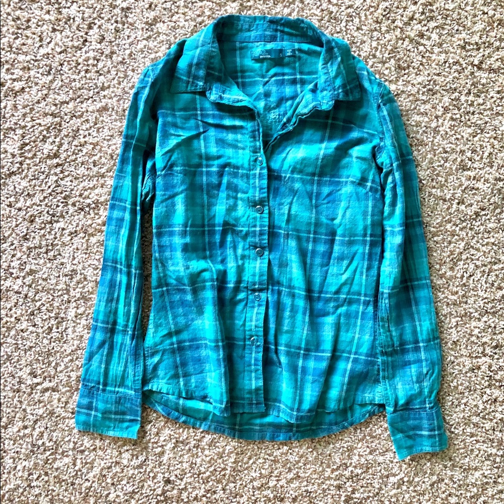 Prana Percy top button up shirt